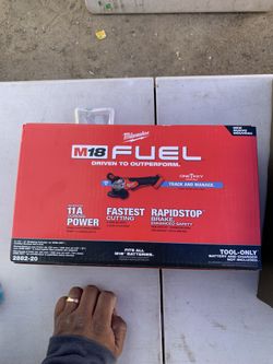 M18 Fuel   4-1/2 /  5  Braking Grinder W/ One Key  Paddle Switch No Lock