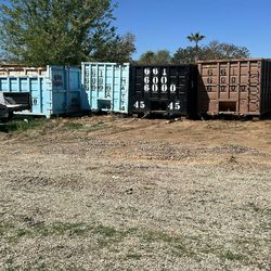 3 Of 40 Cubic Yard Dumpster For Sale 