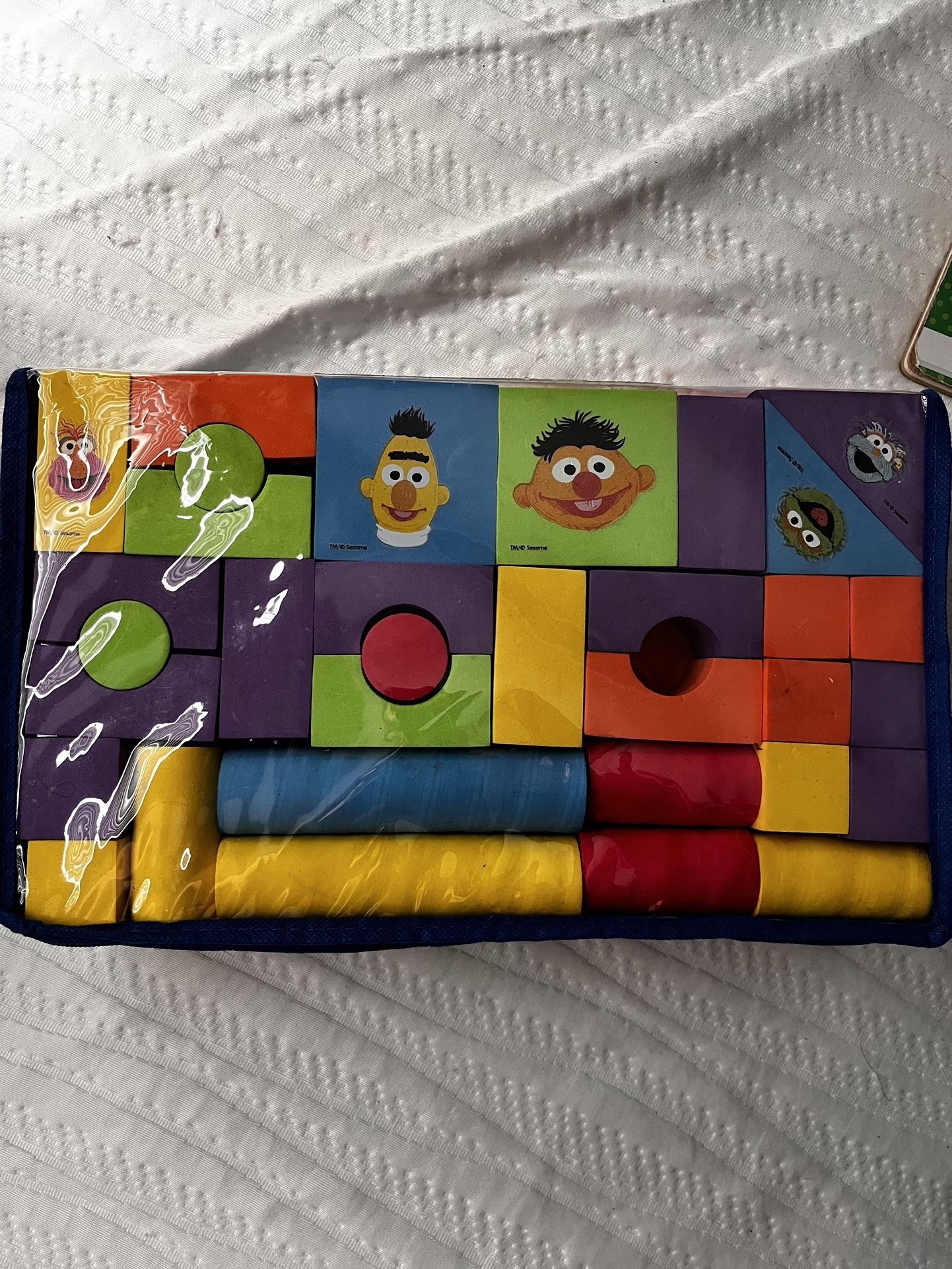Foam Sesame Street Block