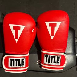 Title boxing 12oz boxing gloves