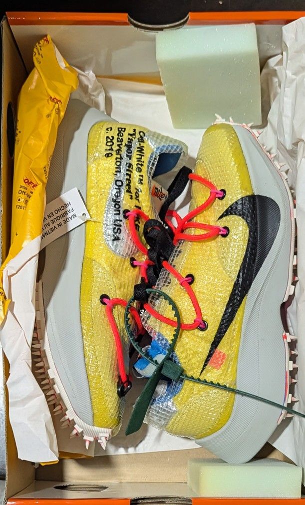 Nike Vapor Street Off-White Tour Yellow (Women's) CD8178-700
