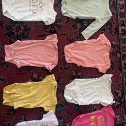 8 size 0-3 month onesies