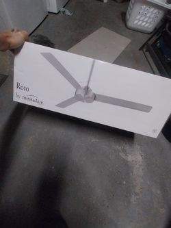 52 Inch Coal Colored Ceiling Fan, No Light