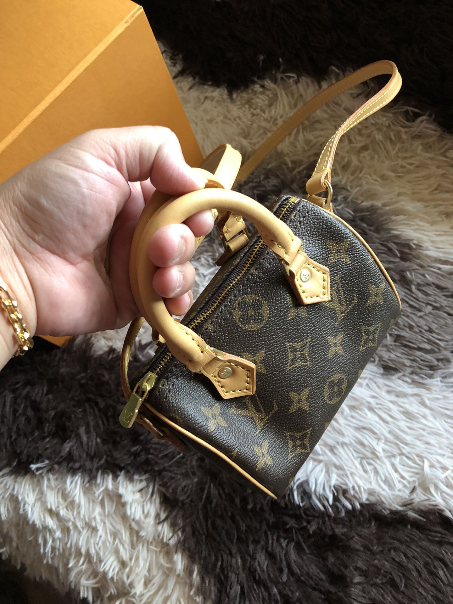 Speedy Nano Upcycle From Authentic LV Bag for Sale in Hollywood