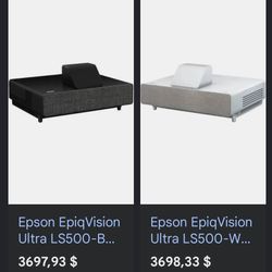 4K Laser Projector EPSON EpiqVision Ultra LS(contact info removed)lmn