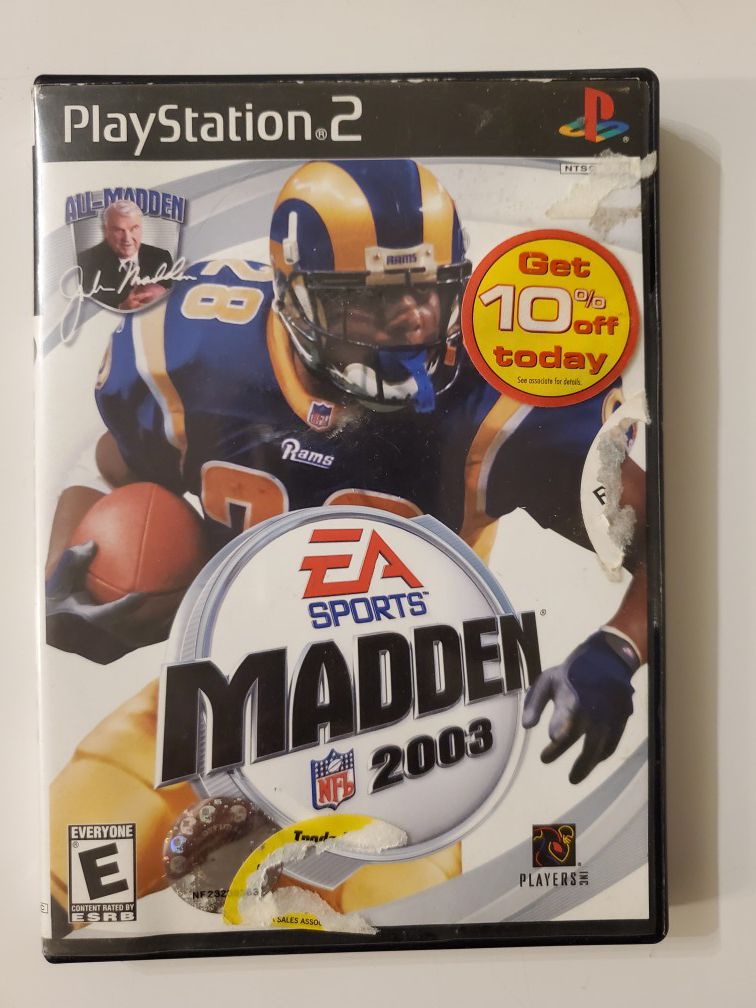 Madden 2003 for PS2