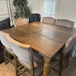 Ashley  Table And Six Chairs