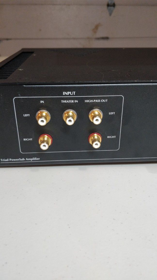 Triad powersub best sale amplifier