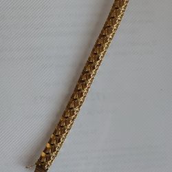 14k NUGGET BRACELET 