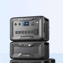 BLUETTI AC300 with 3 expansion batteries. 