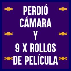 Cámara perdida y rollos de película, por favor ayuda