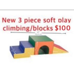 New 3 Piece Soft Play Climbing Blocks For Baby’s $100 firm East Palmdale