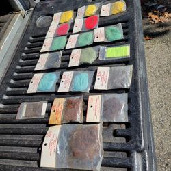 Yarn Chenile And Mohair Packaged For Fly Tieing