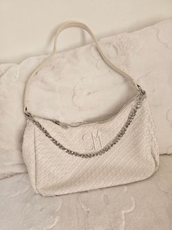 Steve Madden Woven Hobo Bag Cream