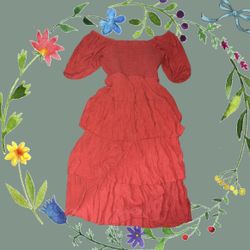 tiered maxi dress 