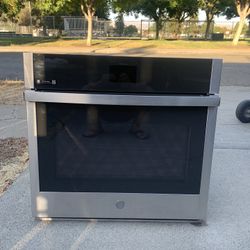 GE 30” electric wall oven and GE Profile Cooktop