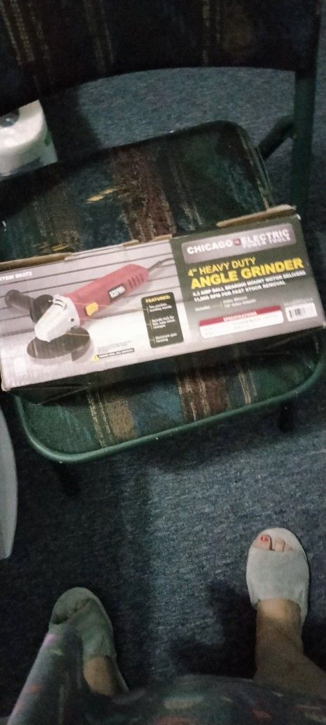New 4" Heavy Duty Angle Grinder