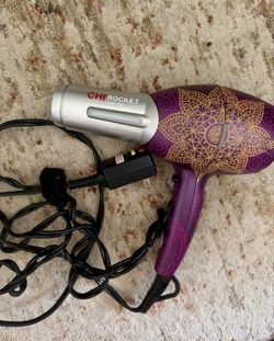 This is a CHI Rocket Low EMF Professional Hair Dryer i! limited  "Moroccan Edition”