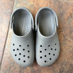 Grey Crocs Boys Size 4