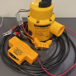 12 Volts Submersible Pump Rule Evacuator 4000