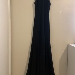 Long Black Mermaid Formal Dress 