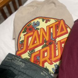 Boys Used Shirts/Levi Cargo Pants