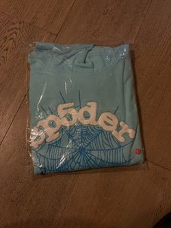 Blue SP5DER hoodie