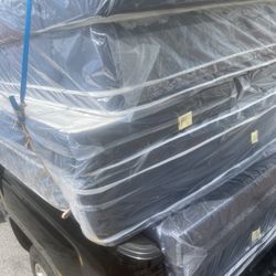 King Pillowtop Mattress And Box Spring New In Plastic Free Delivery In Atlanta 