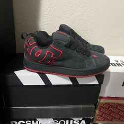 DC red and black size 9