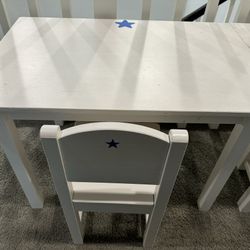 Kids Desk And Chair x 2 Set