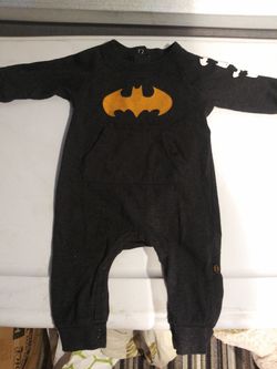 0 to 3-Month Batman Sweatshirt Onesie