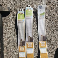 Vertical Wite Slats Cortinas 3.5x84 Blancas