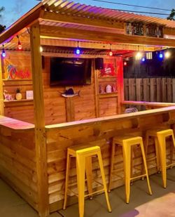 Outdoor cabanas
