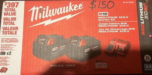Redlithium Xc5.0 Starter Kit