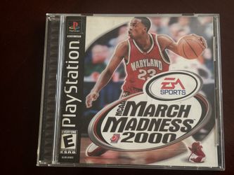 PS1 NCAA March Madness 2000 Case + Namco Museum Vol. 3 Disc