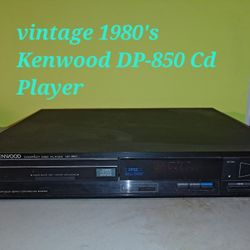 Vintage 1980's Kenwood DP-850 CD Player-$48.00