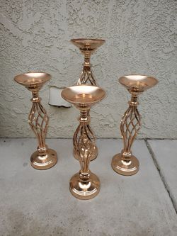 Gold Candle Sticks