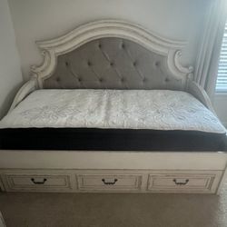 Ashley  Twin Bed and Mattress 