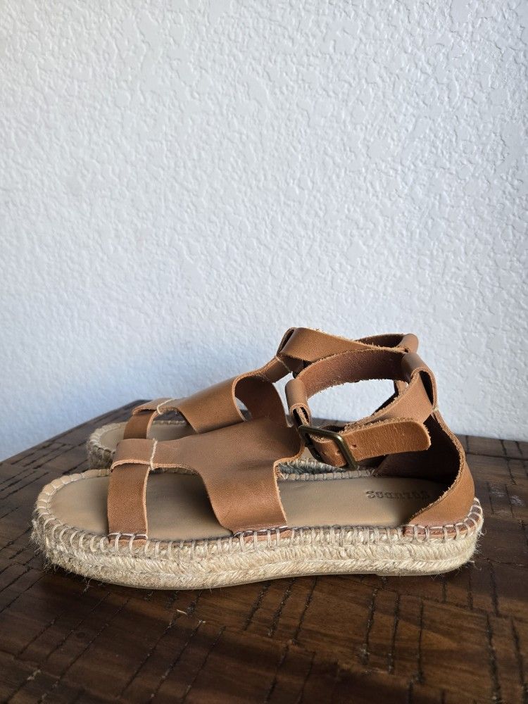 Soludos leather Espradille Sandals 7.5