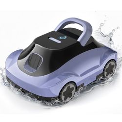 2026 Upgrade) Cordless Robotic Pool Cleaner, Automatic Pool Vacuum for Above Ground & Inground Pools, 180-Min Runtime, 3L Basket for Leaves & Debris, 