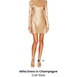 Cult Gaia Milla dress - Champagne 