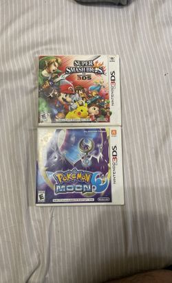 Pokémon Moon/Super Smash Bros 3ds