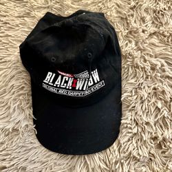 EXCLUSIVE black Widow Marvel Baseball Cap From World Premiere 