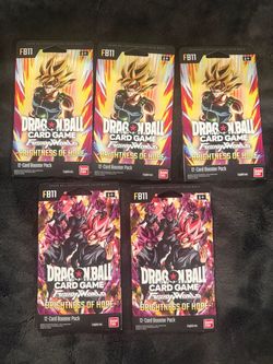Dragon Ball Super Card Game  Booster Packs x5