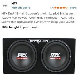 MTX TERMINATOR dual 12" Subwoofer 