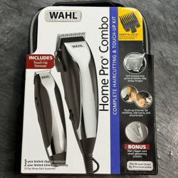 NEW WAHL HOME PRO COMBO COMPLETE HAIRCUTTING & TOUCH-UP KIT (79(contact info removed)) SEALED