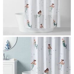 Mermaid Kids' Shower Curtain - Pillowfort™