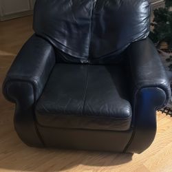 Sillón De Leather En Buenas Condiciones 