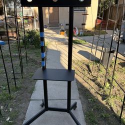 Portable Tv Stand With Wheels andBlue Ray Stand