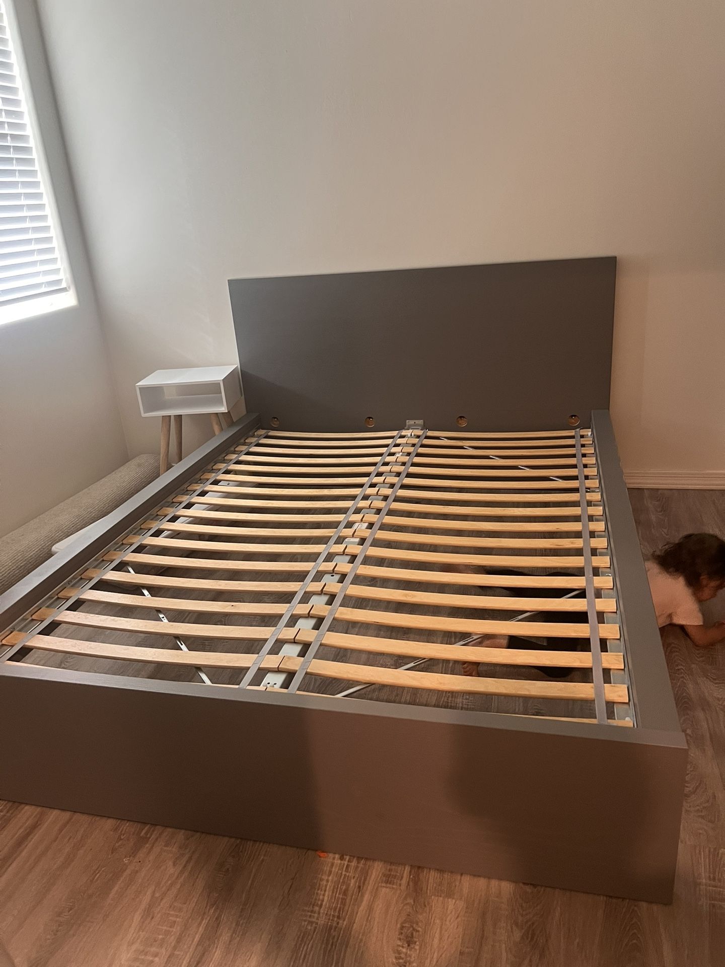 Grey Bed Frame 